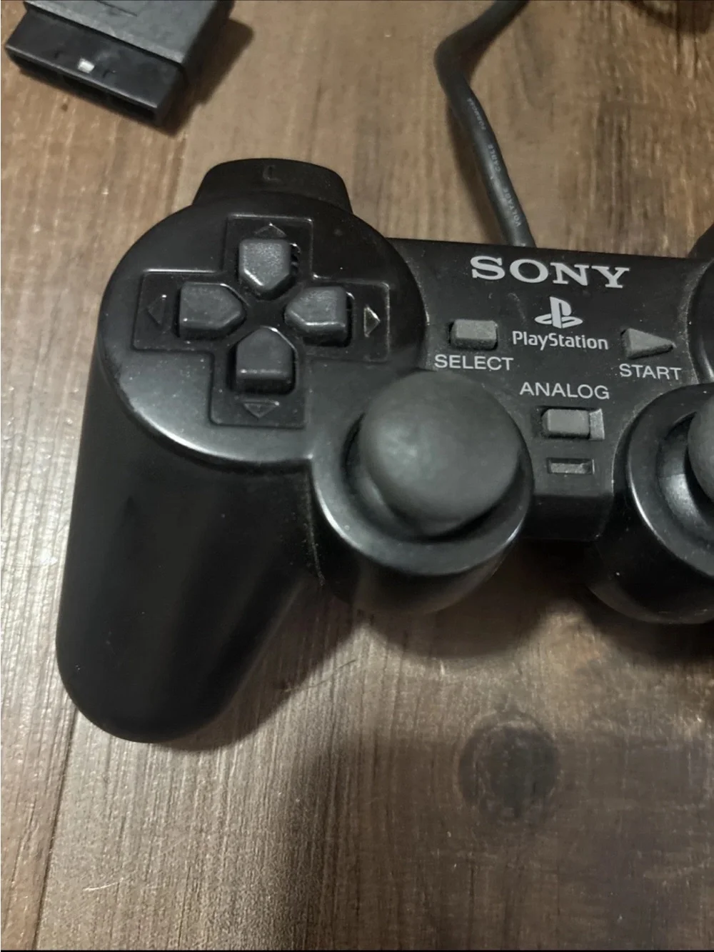 Sony Black PlayStation Dual Analog Wired Controller